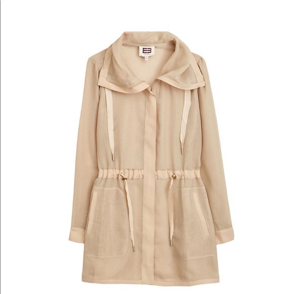 Etcetera Avian Mesh Lightweight Beige Jacket Size 14 - Picture 12 of 12